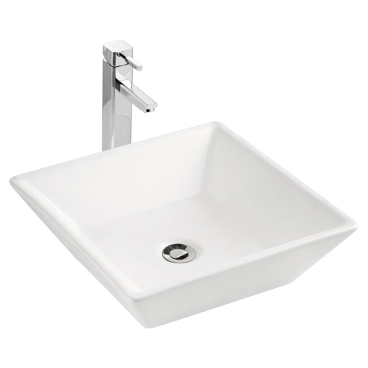 Aurora Square Ceramic Vessel Sink