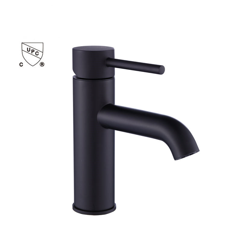 Oasis Single Hole, Single-Handle, Bathroom Faucet in Black