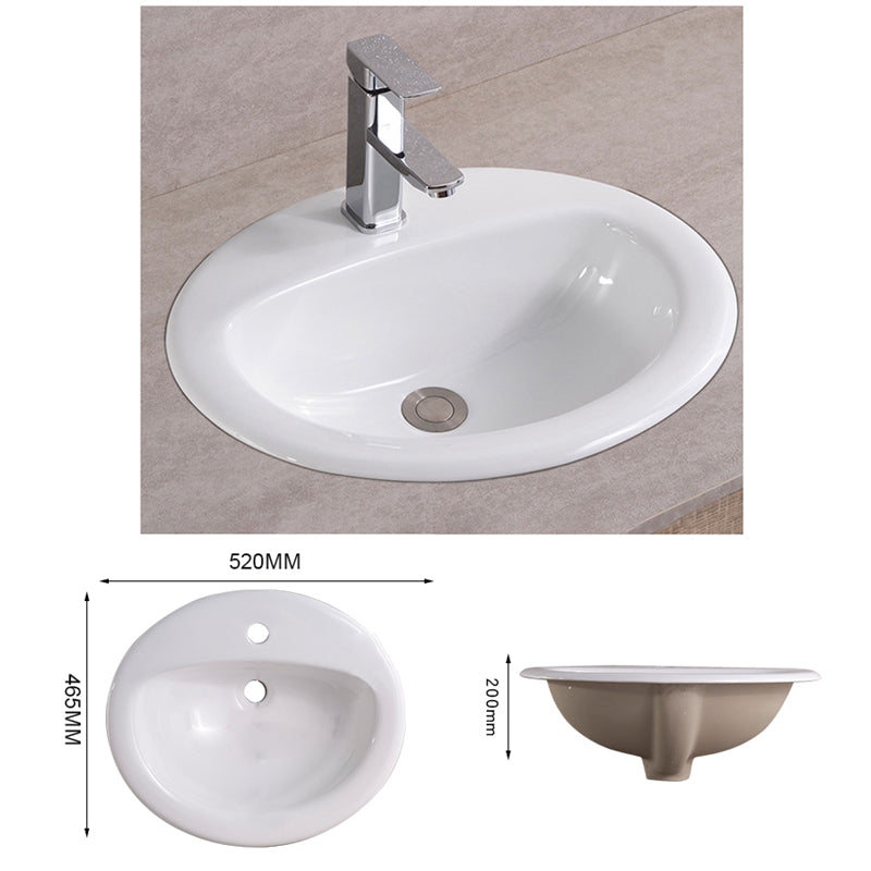 Cresta Vanity Top Bathroom Sink